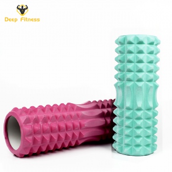 High Density Speckled Black Foam Rollers for Myofascial Release/Pilates/Trigger Point Massage/Muscle